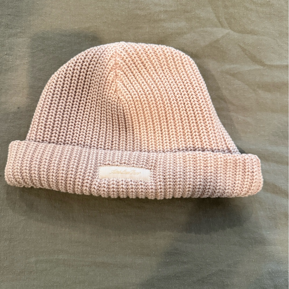 Aimé Leon Dore Cream Beanie - Washed Shaker Stitch
